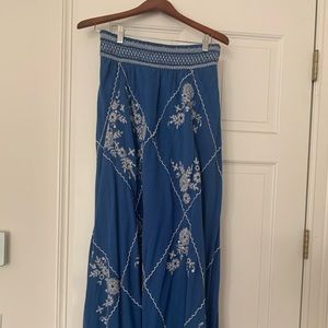 Anthropologie Meadow Rue maxi skirt
